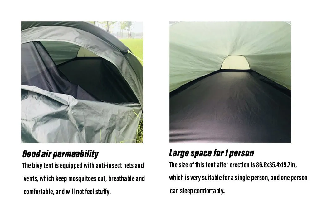 Tente ultralégère pour 1 personne pour le camping et l'ultra-trail Skyline Outdoors - Backpacking tent