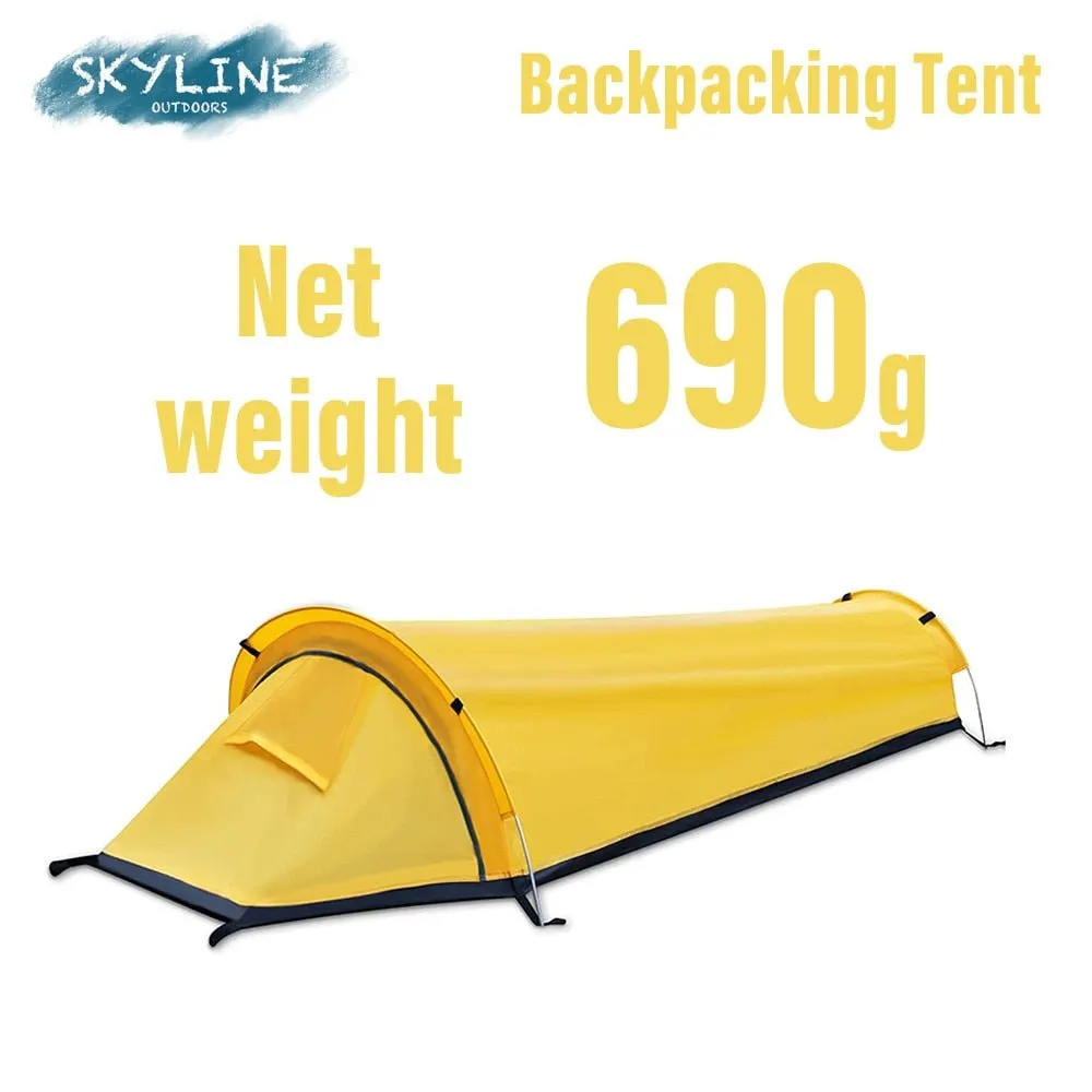 Tente ultralégère pour 1 personne pour le camping et l'ultra-trail Skyline Outdoors - Backpacking tent