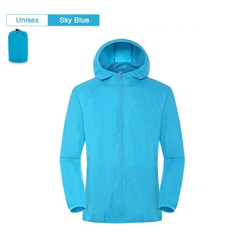 Veste imperméable / coupe-vent ultraléger UPF 40+ 120g LNGXO - UL-Light