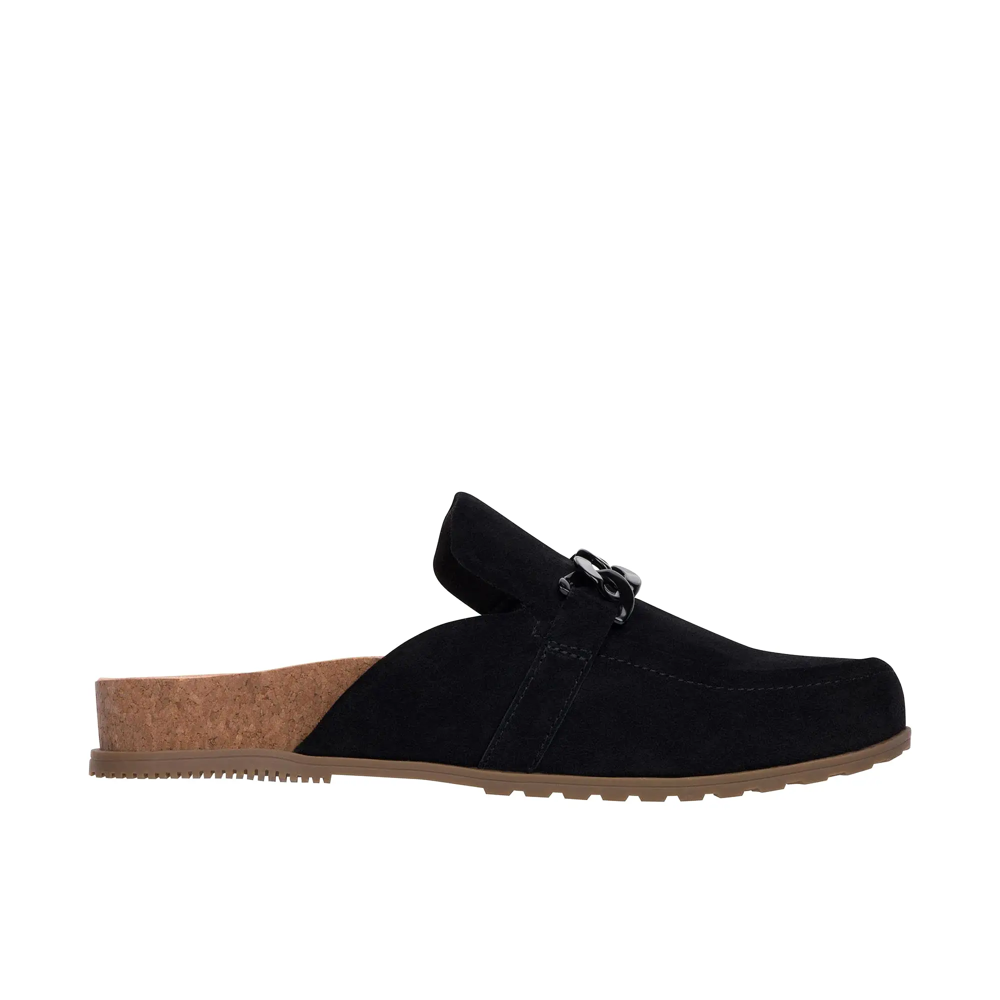 Vionic Womens Georgie Mule Black Suede