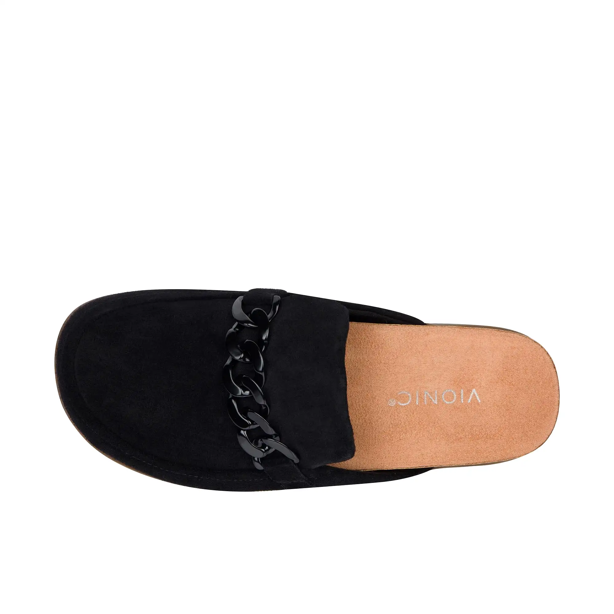 Vionic Womens Georgie Mule Black Suede