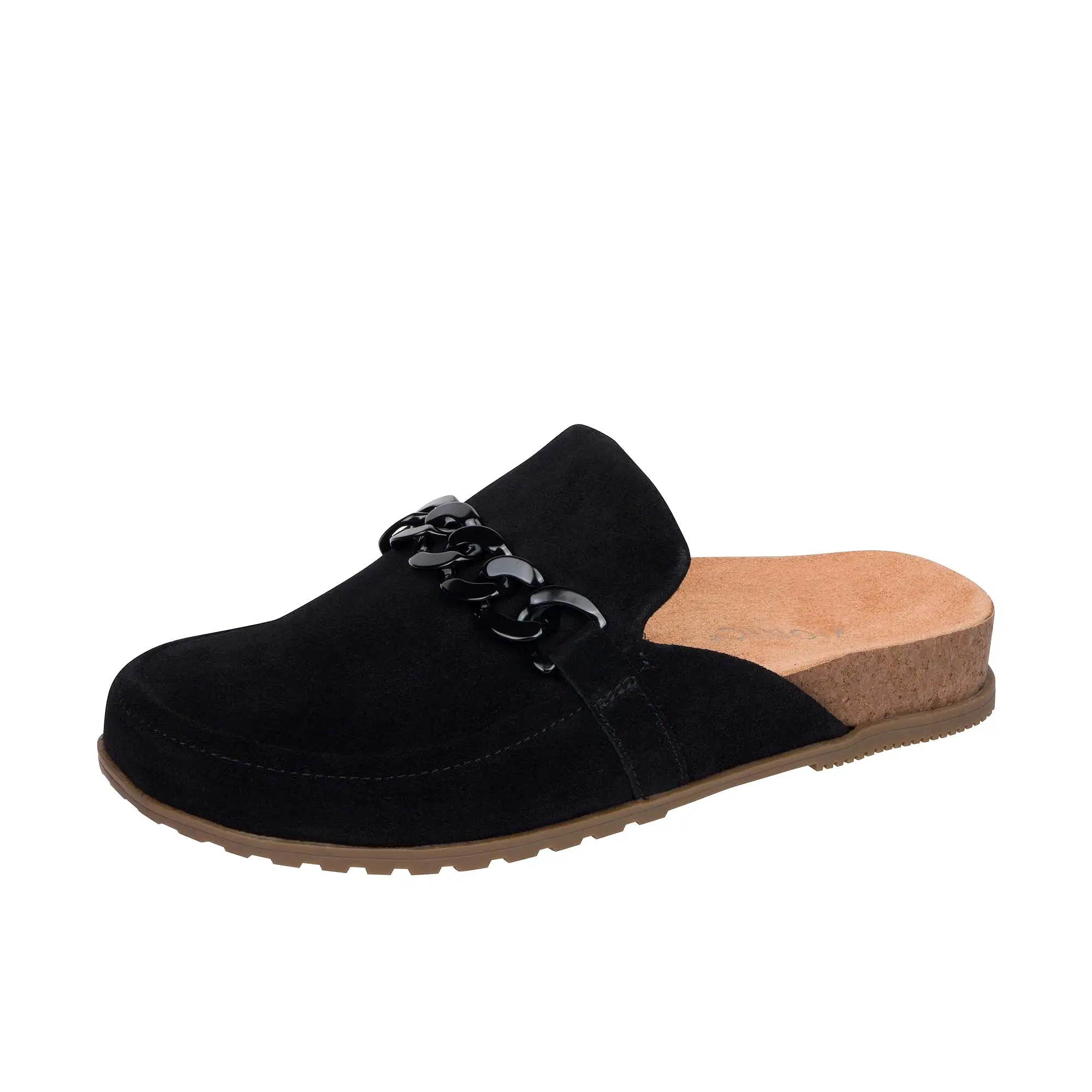 Vionic Womens Georgie Mule Black Suede