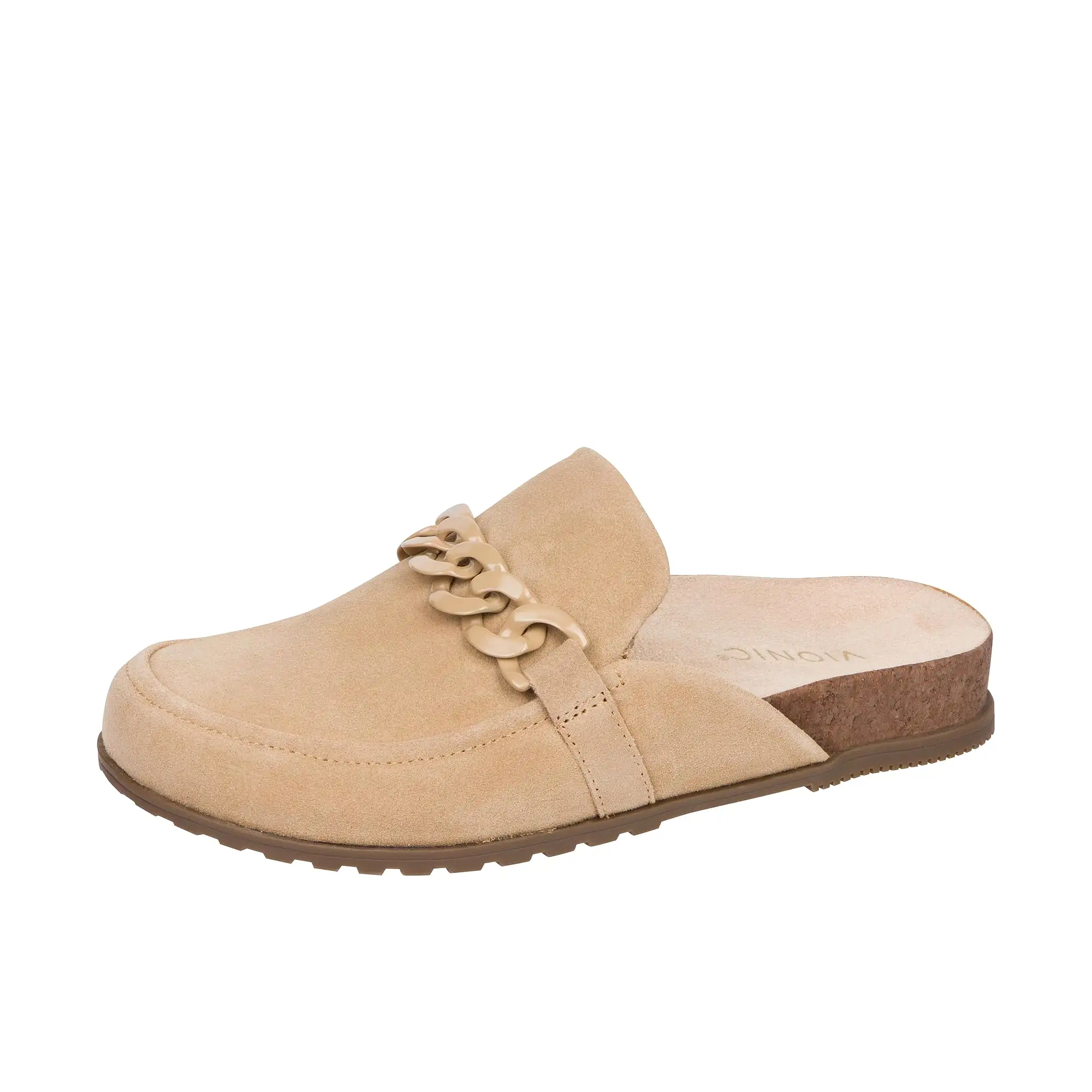 Vionic Womens Georgie Mule Sand Suede