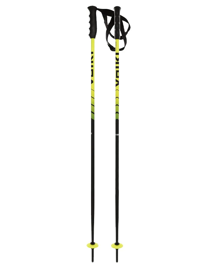 Volkl Speedstick Jr Ski Poles (Pair) - Yellow - 2023