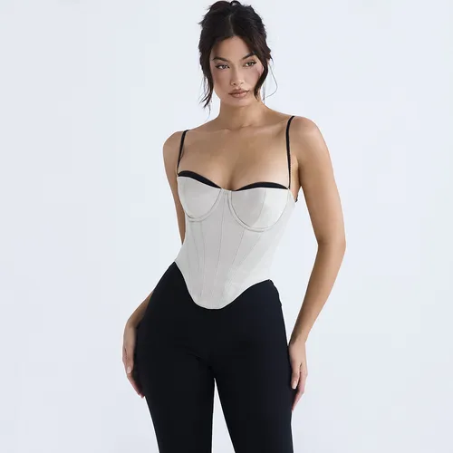 Women's Clothing New Sexy Hot Girl Camisole Irregular Navel Slim Backless Fishbone Top For Women Summer