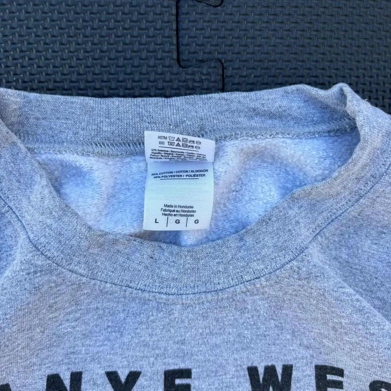 Yeezy Men's Grey Sweatshirt