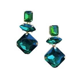 Zoda - Ellie Gem Earrings - Green